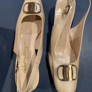 Salvatore Ferragamo Panama Calf Size W8 4cm
